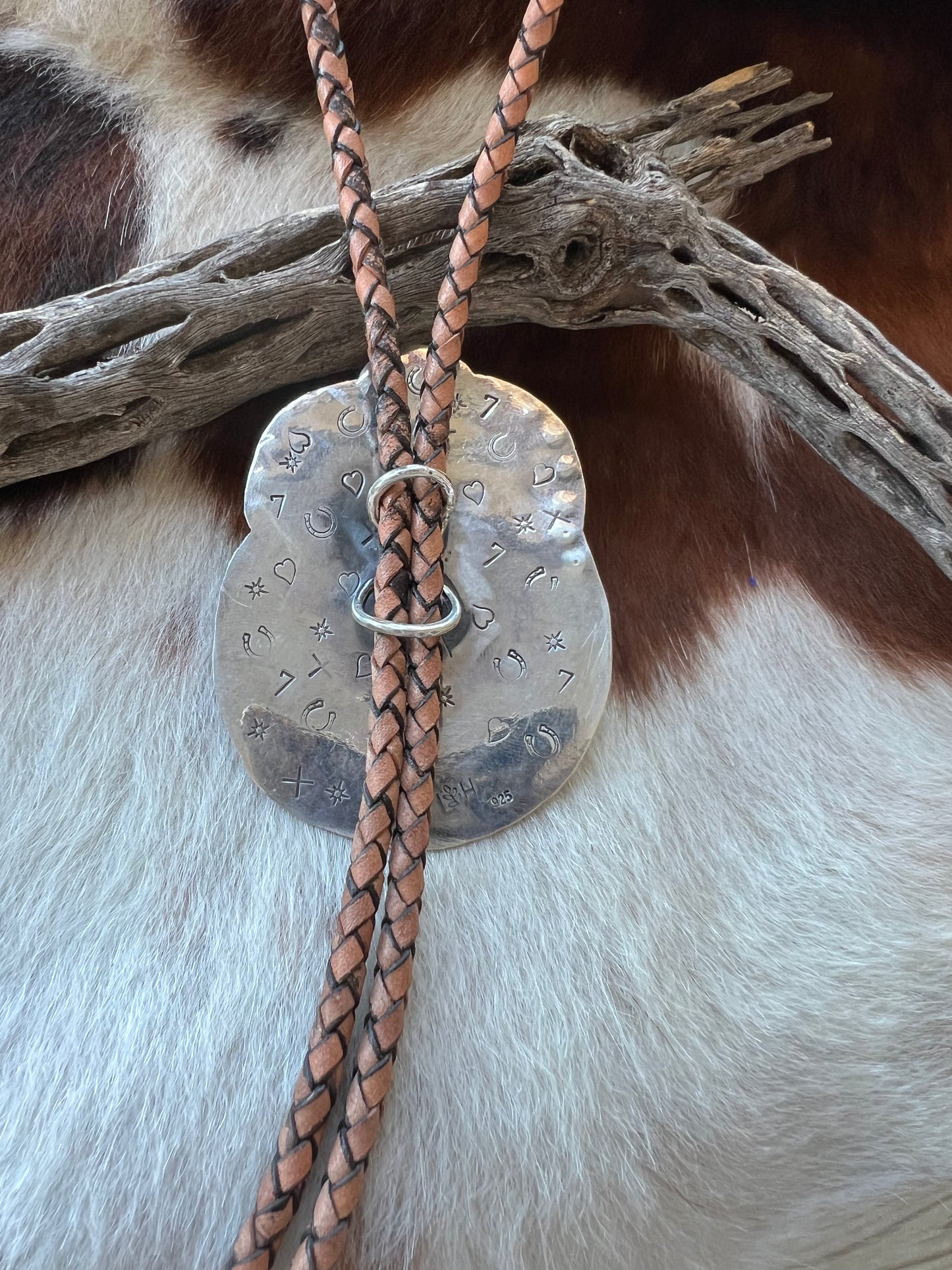 Dale Evans Buttermilk bolo tie