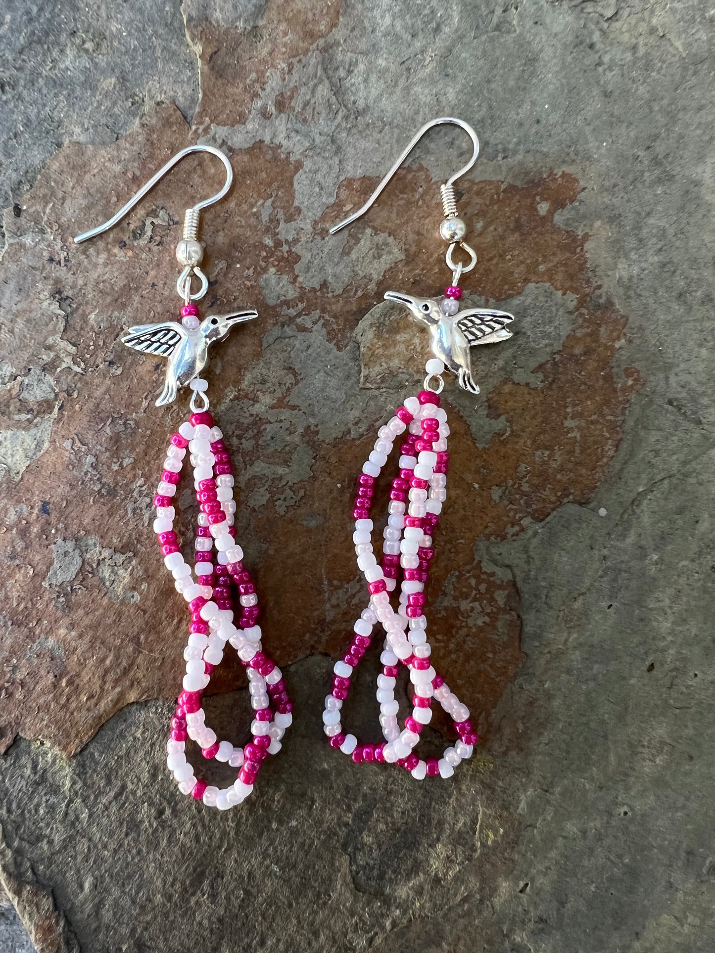 Hummingbird Pink Love