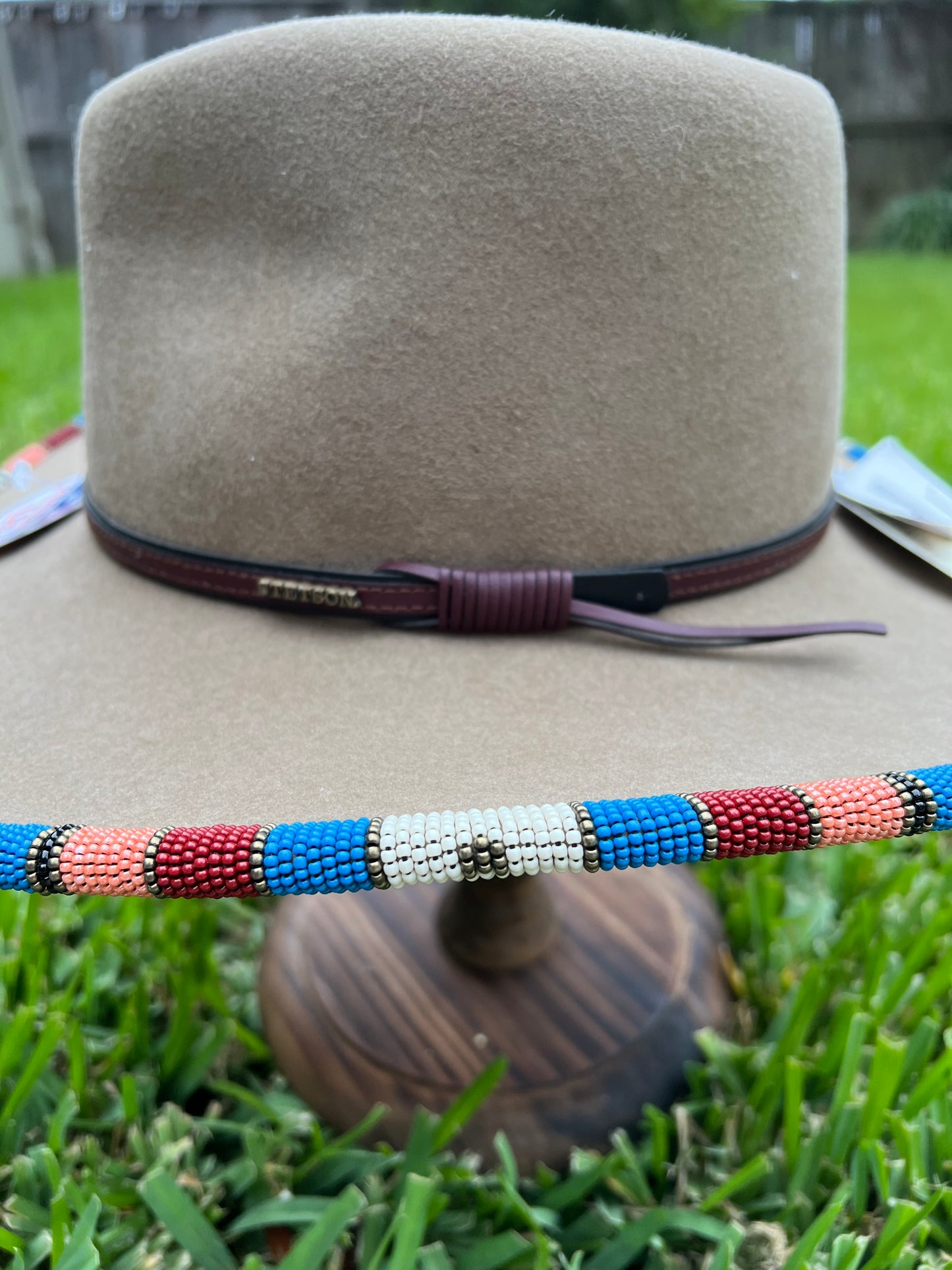 Stetson crushable beaded hat