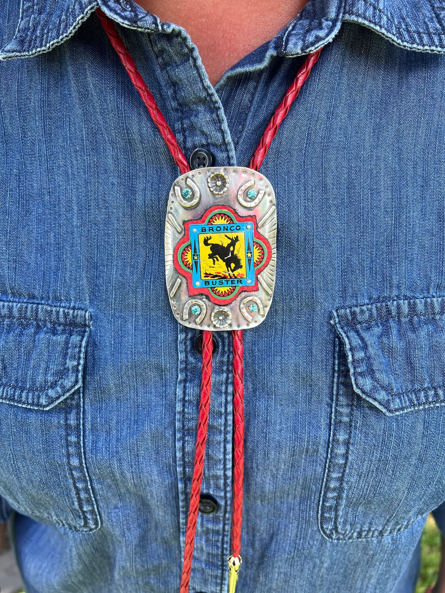 Bronco Buster Bolo Tie