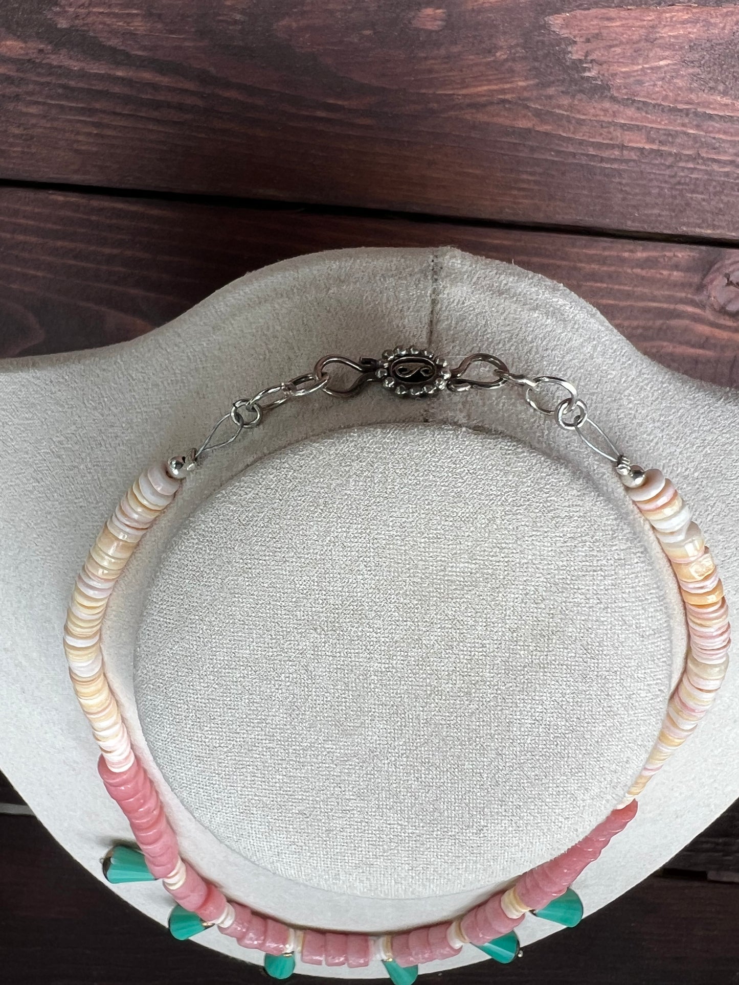Pink candy necklace