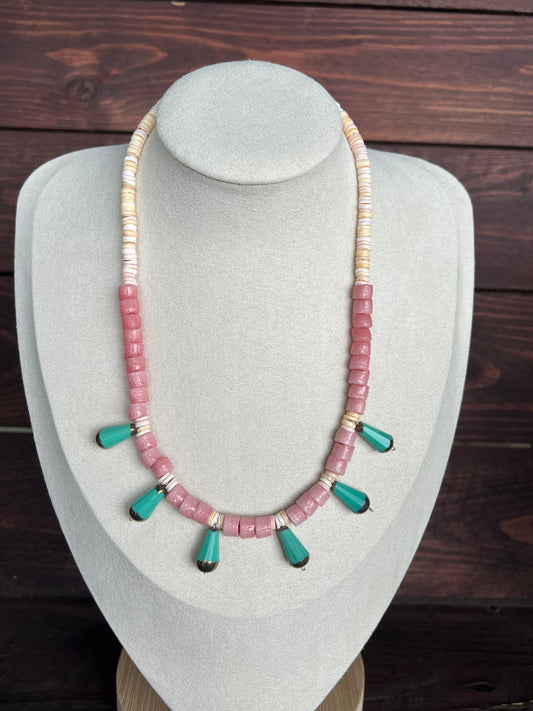 Pink candy necklace
