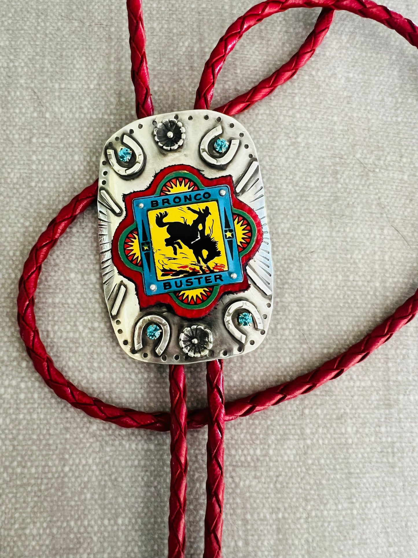 Bronco Buster Bolo Tie