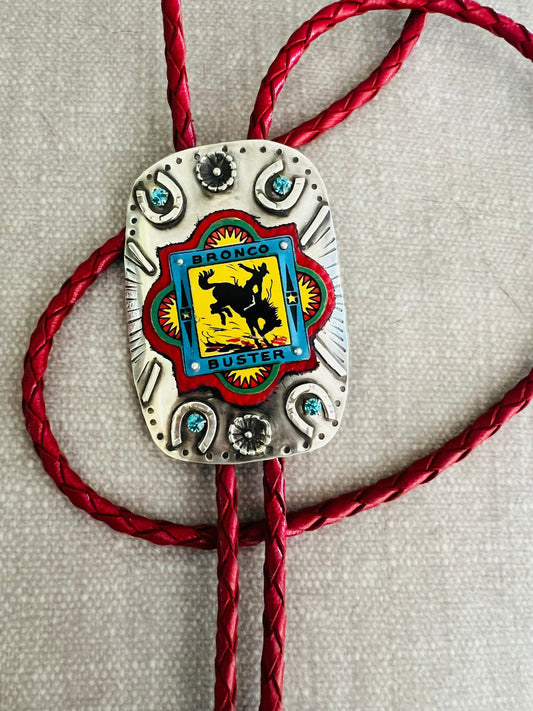 Bronco Buster Bolo Tie