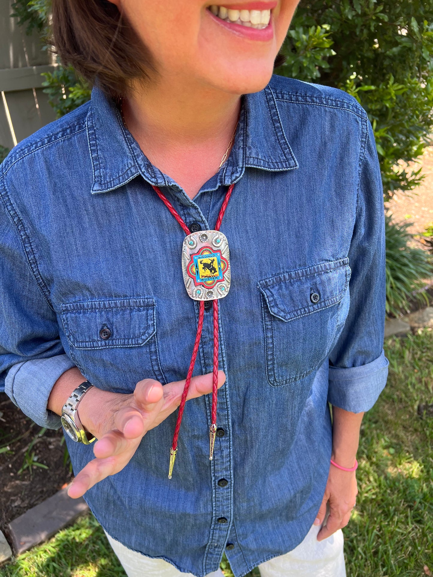Bronco Buster Bolo Tie