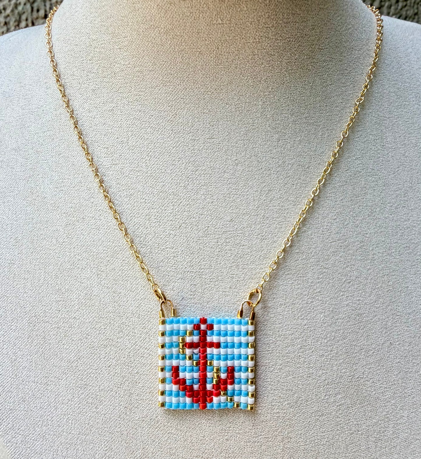 Ahoy Anchor charm and necklace