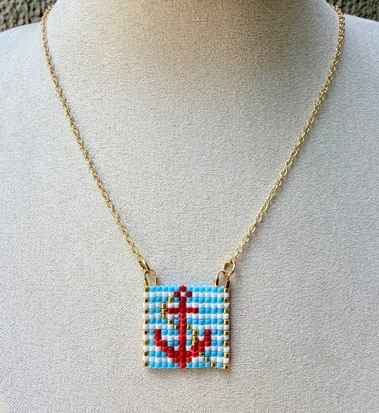 Ahoy Anchor charm and necklace
